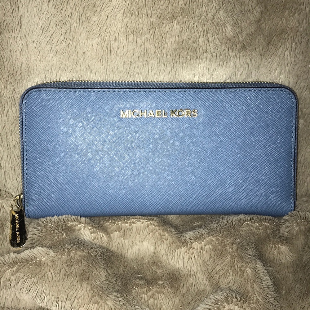 Baby blue Michael Kors wallet